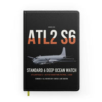 Thumbnail for Atlantique 2 Standard 6 design on black notebook