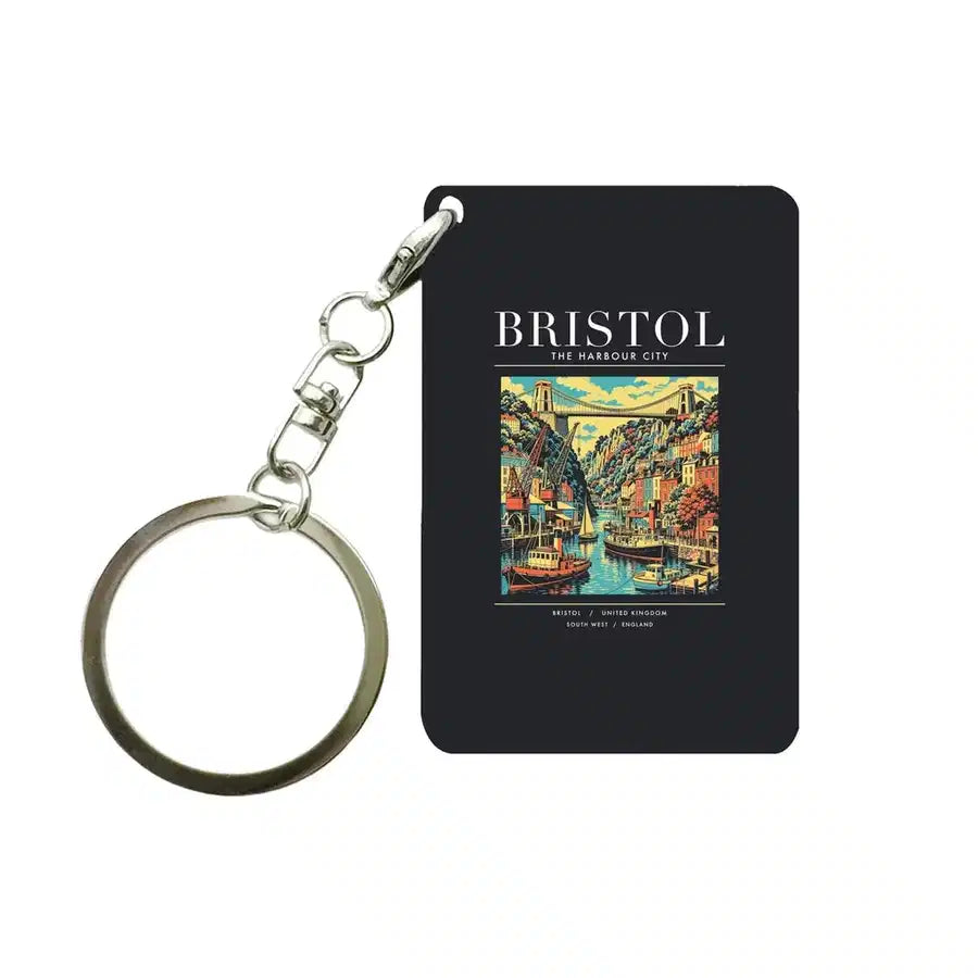 BRISTOL - Poster - Key Chain - Black