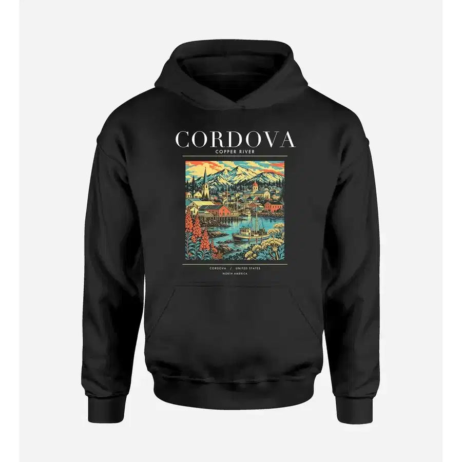 CORDOVA - Poster - Premium Hoodie - Black