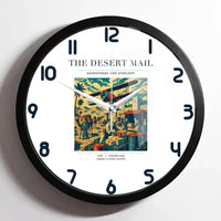 Thumbnail for VINTAGE G4020 - The Desert Mail - Designed Wall Clocks design on white framed