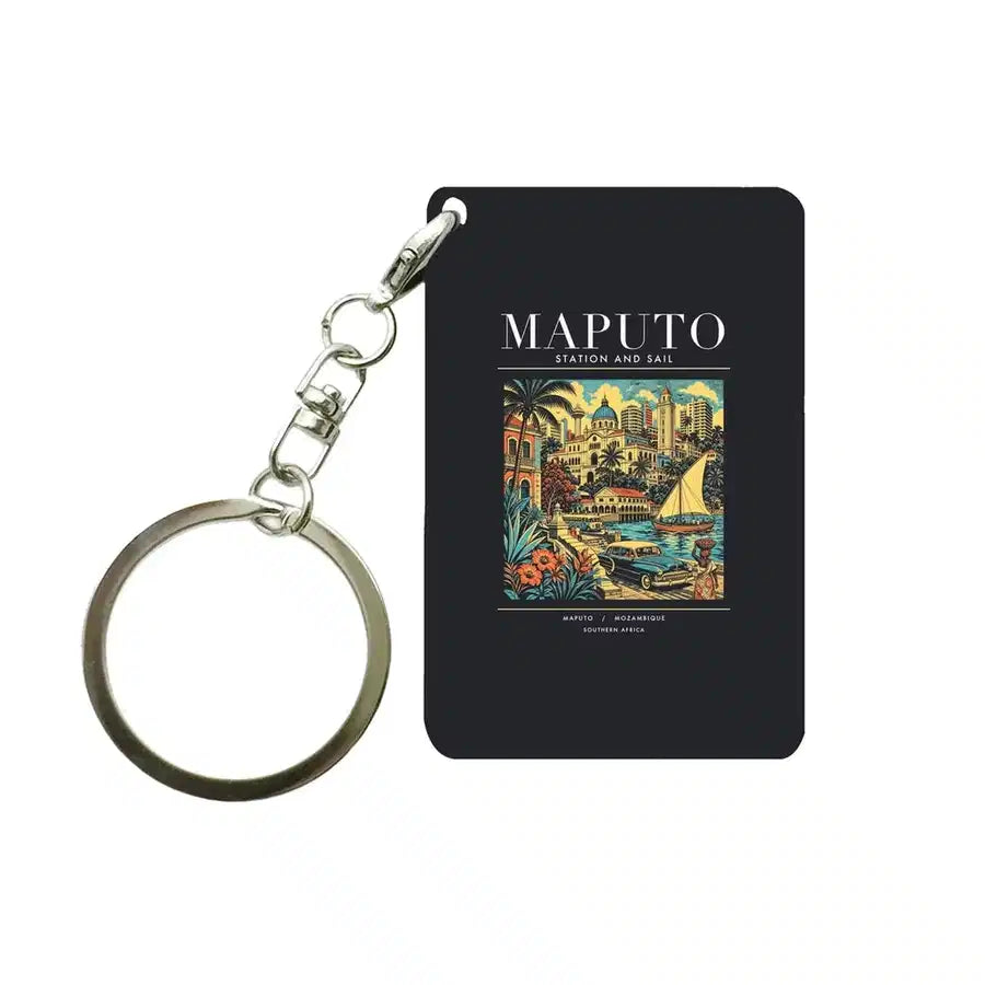 MAPUTO - Poster - Key Chain - Black