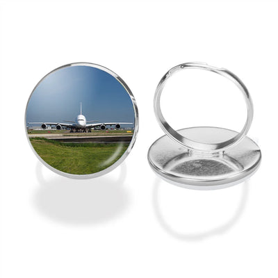Face to Face with Airbus A380 aviation ring in stainless steel.