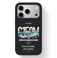 Thumbnail for Cessna 150M design on black magsafe iphone case, for iPhone 17 Pro