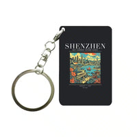 Thumbnail for SHENZHEN - Poster - Key Chain - Black
