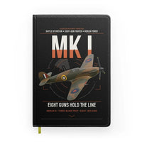 Thumbnail for Hawker Hurricane Mk I design on black notebook