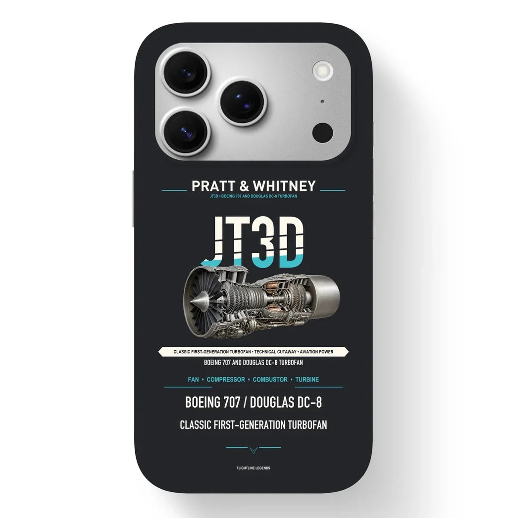 JT3D Case design on black iphone case