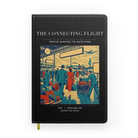 Thumbnail for VINTAGE G4088 - The Connecting Flight - Designed Notebooks design on black