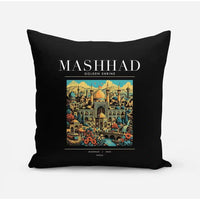 Thumbnail for MASHHAD - Poster - Pillow - Black