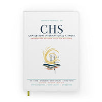 Thumbnail for Charleston International Airport (CHS) design on white notebook