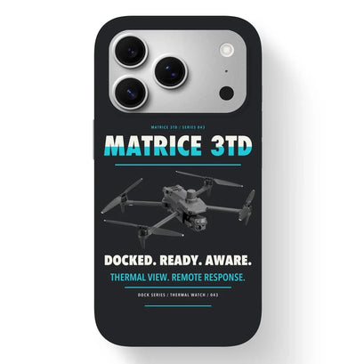 DJI Matrice 3TD Case design on black iphone case