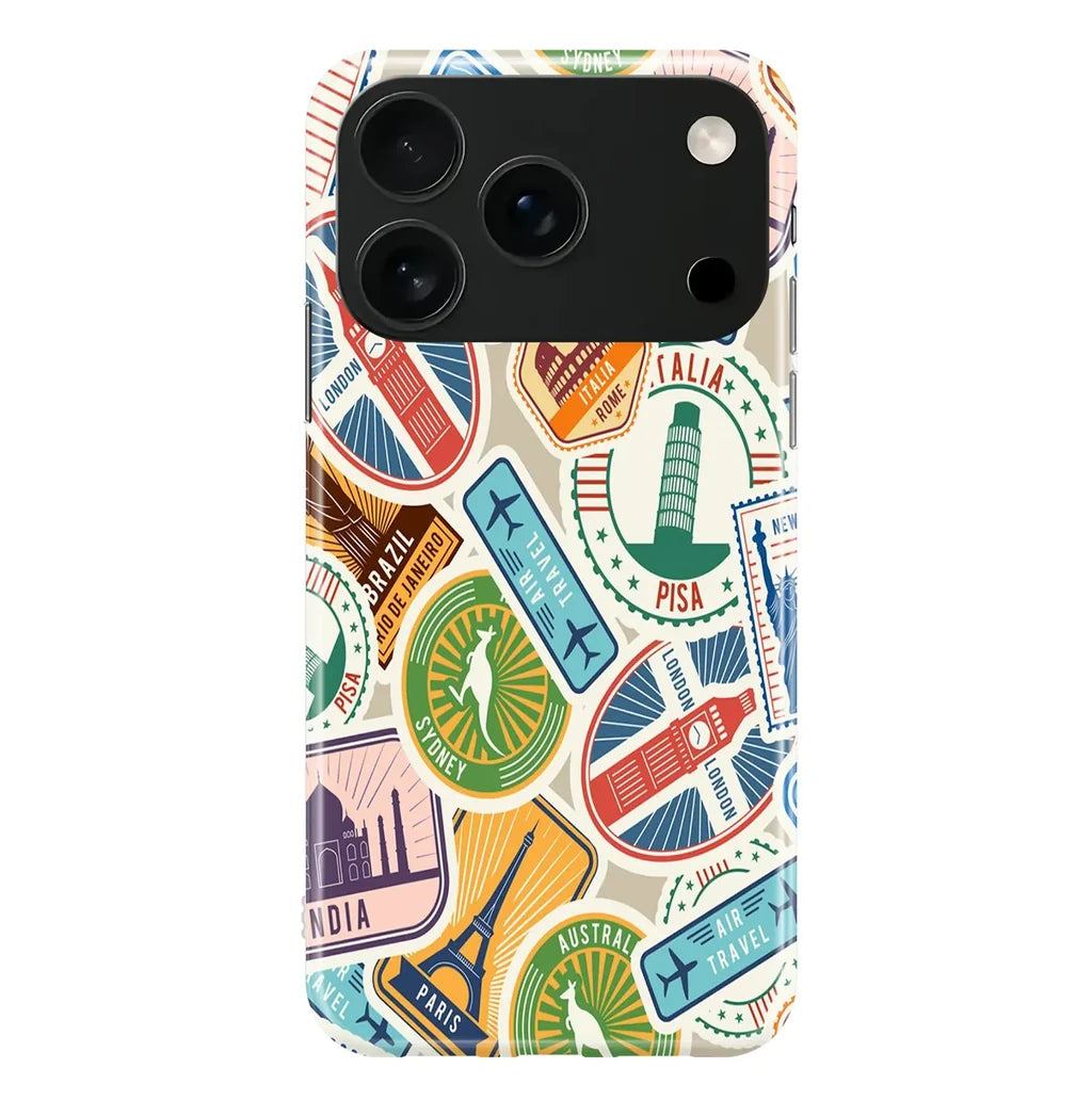 Travel Icons iPhone Case