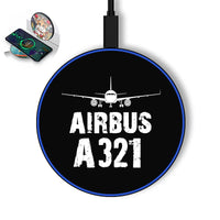 Thumbnail for Airbus A321 & Plane aviation design on durable build wireless charger.