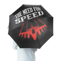 Thumbnail for The Need For Speed aviation design on windproof polyester umbrella.