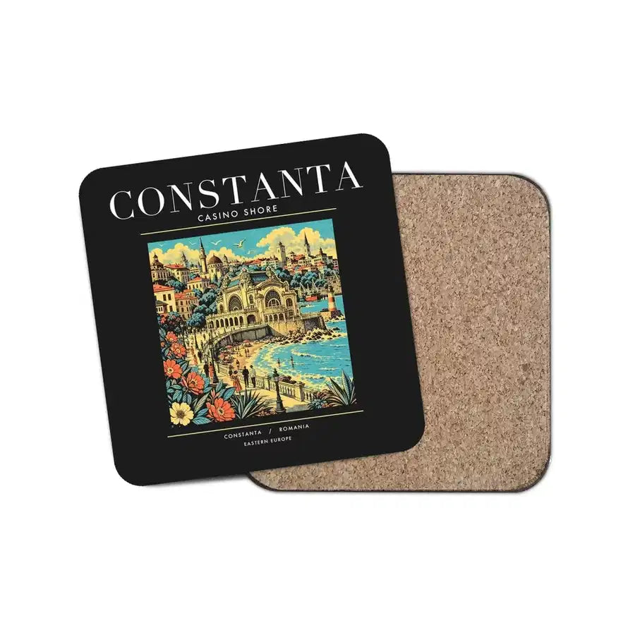 CONSTANTA - Poster - Coaster - Black