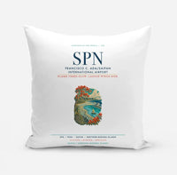 Thumbnail for Francisco C. Ada Saipan International Airport (SPN) design on white pillow