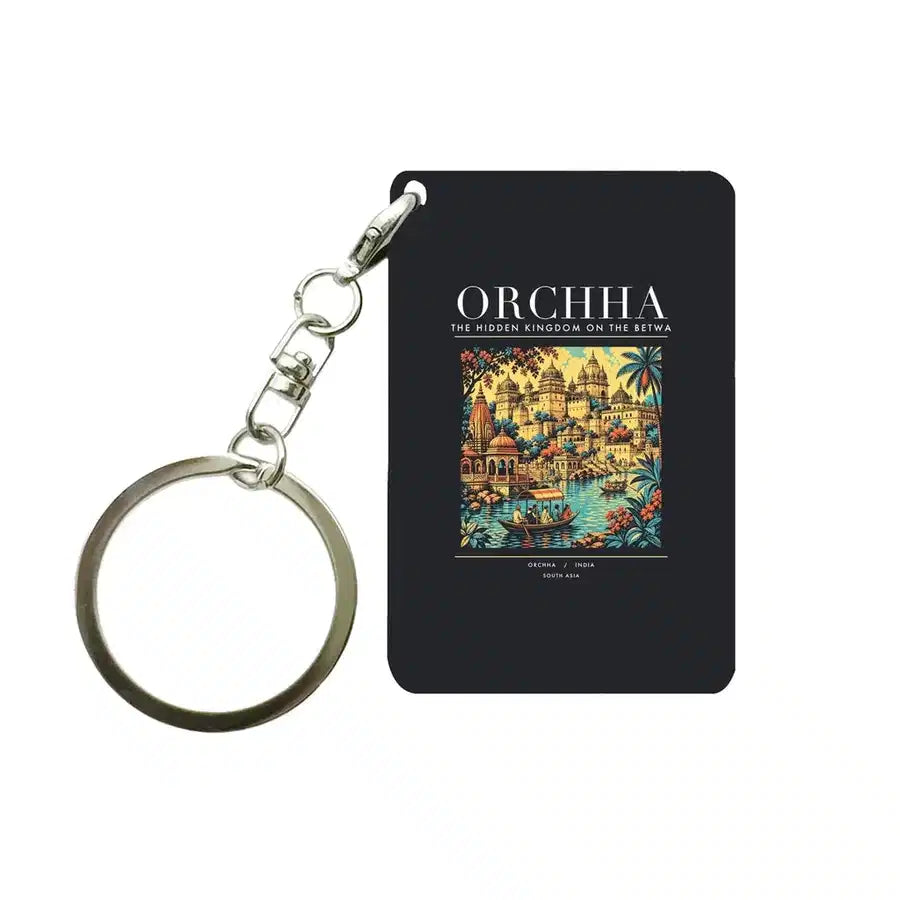 ORCHHA - Poster - Key Chain - Black
