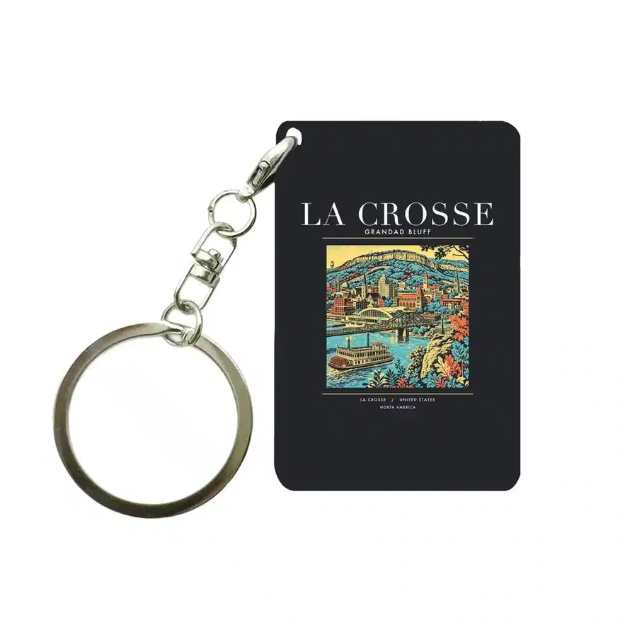 LA CROSSE - Poster - Key Chain - Black