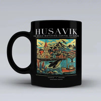 Thumbnail for HUSAVIK - Poster - Mug - Black
