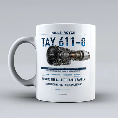 611-8 Mug design on white tay
