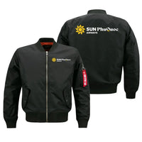 Thumbnail for Sun Phu Quoc Airways logo on black bomber jacket