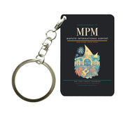 Thumbnail for Maputo International Airport MPM Key Chain design on black key chain