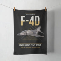 Thumbnail for F-4D Phantom II design on black towel