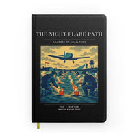Thumbnail for VINTAGE G4525 - The Night Flare Path - Designed Notebooks design on black