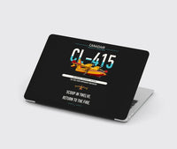 Thumbnail for Canadair CL-415 design on black MacBook case
