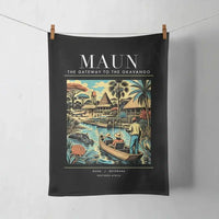 Thumbnail for MAUN - Poster - Towel - Black
