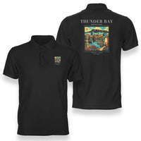 Thumbnail for THUNDER BAY - Poster - Double-Side Polo - Black
