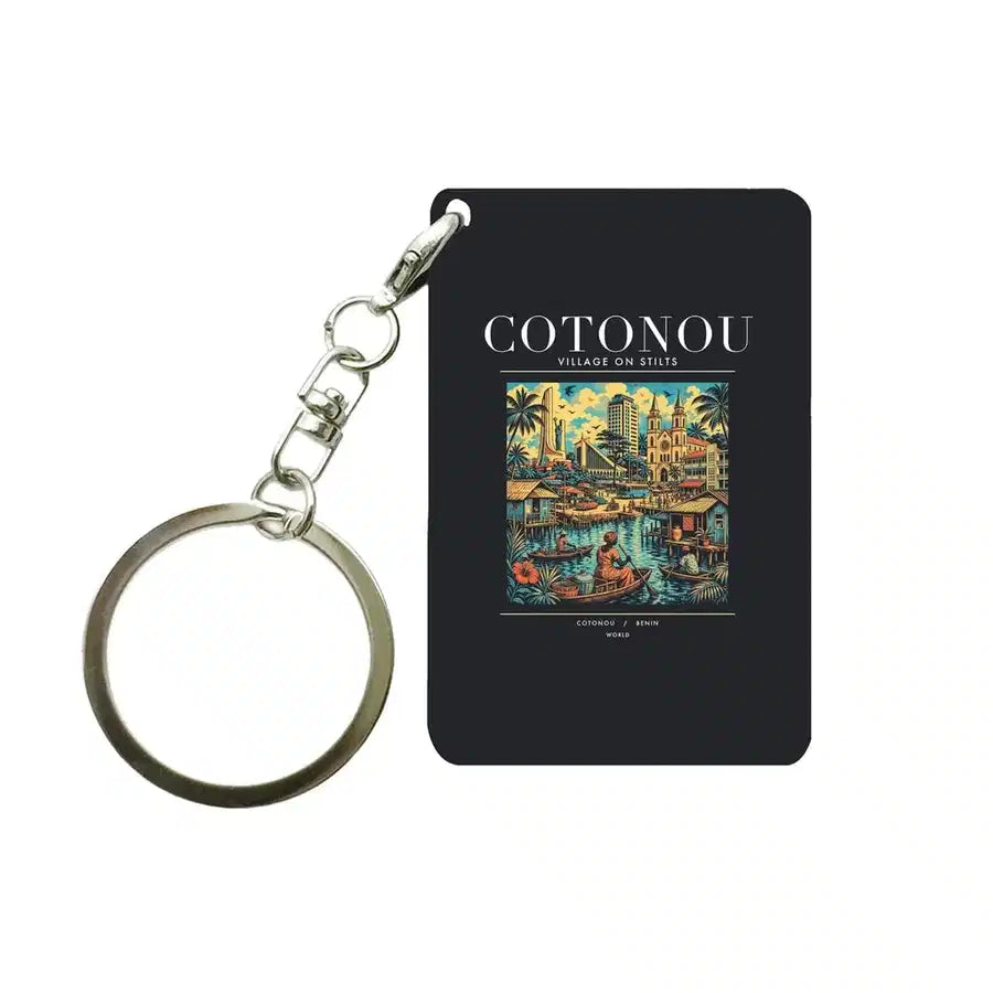COTONOU - Poster - Key Chain - Black