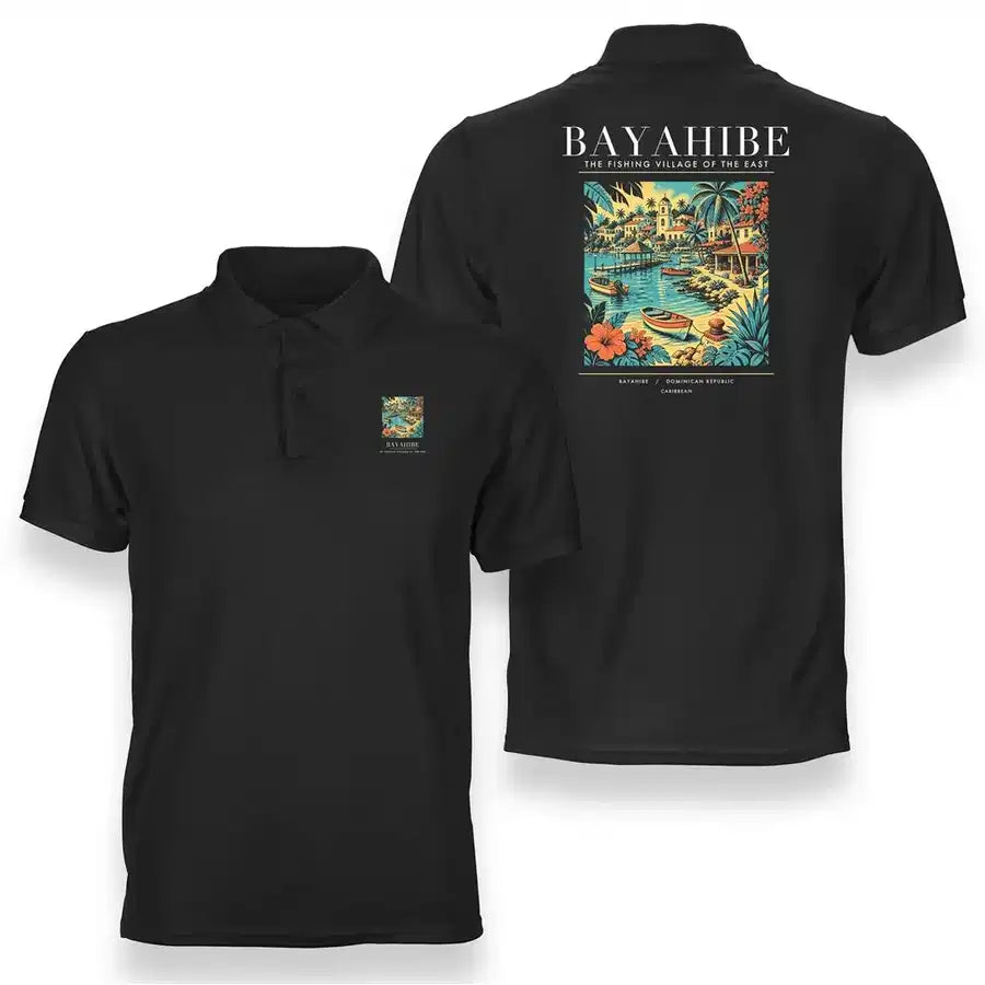 BAYAHIBE - Poster - Double-Side Polo - Black
