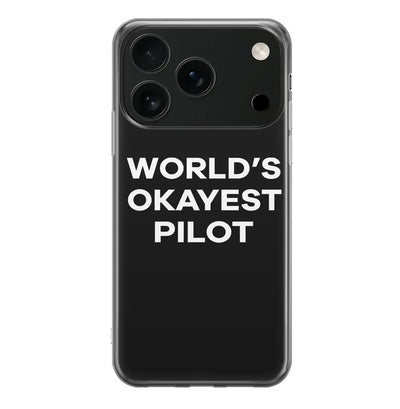 World's Okayest Pilot iPhone Case