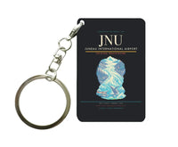 Thumbnail for Juneau International Airport (JNU) design on black key chain