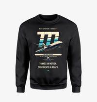 Thumbnail for Boeing 777F design on black sweatshirt