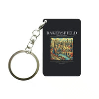 Thumbnail for BAKERSFIELD - Poster - Key Chain - Black