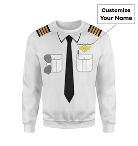 Customizable Pilot Uniform (Badge 5) 3D Sweatshirts