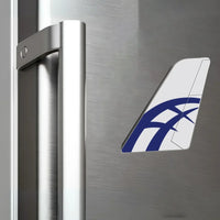 Thumbnail for AirBridgeCargo aviation design tail magnet in 3D metal with magnetic back.