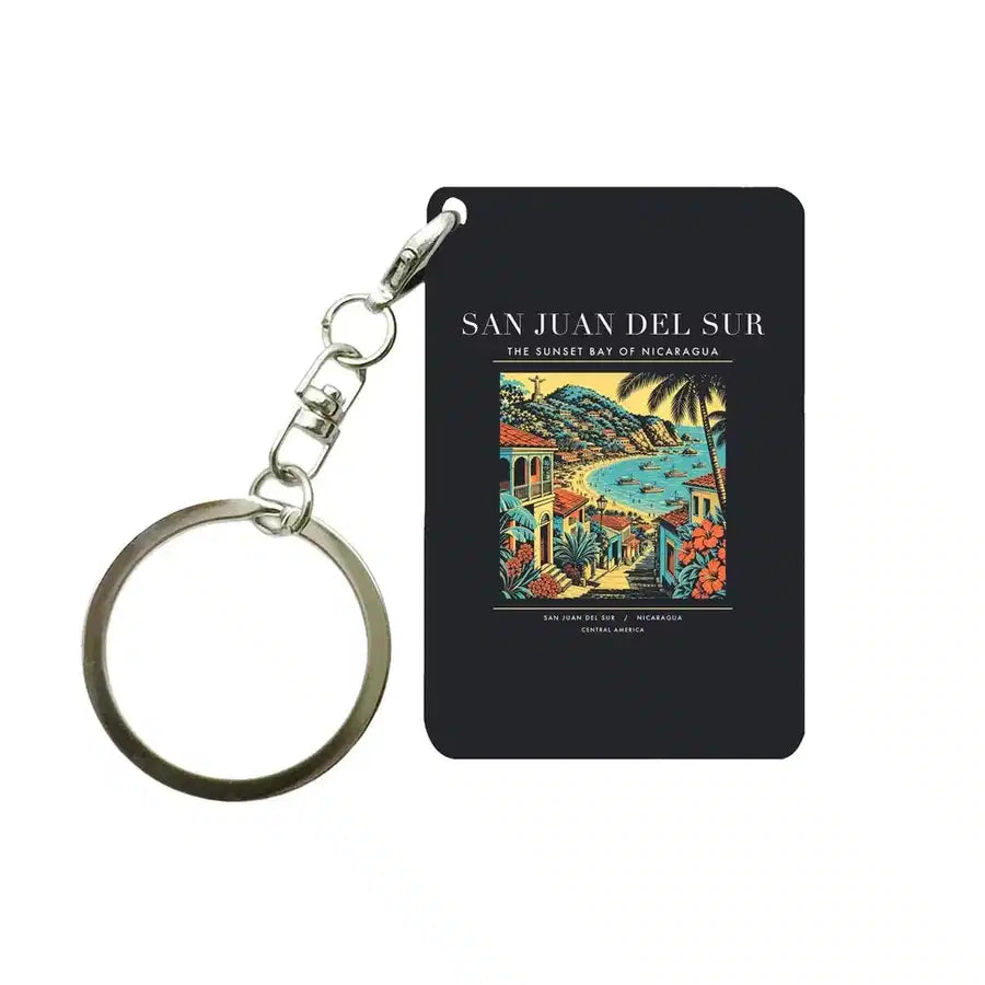 SAN JUAN DEL SUR - Poster - Key Chain - Black