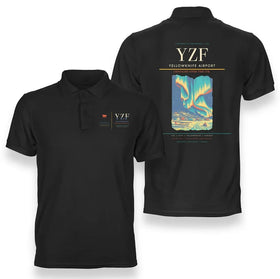 Yellowknife Airport (YZF) Premium Polo T-Shirts