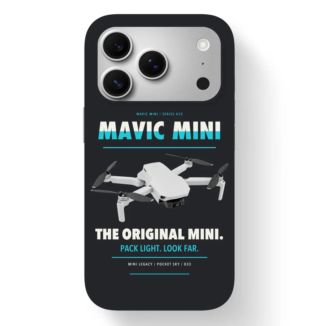 DJI Mavic Mini Case design on black iphone case