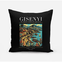 Thumbnail for GISENYI - Poster - Pillow - Black