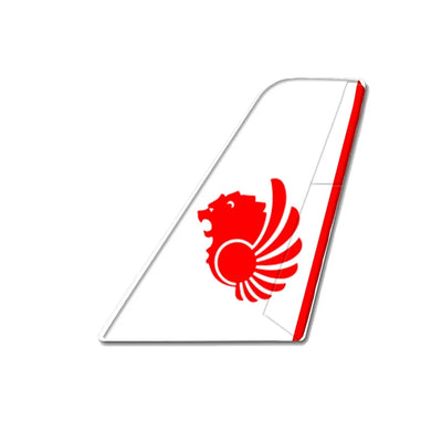 Lion Air aviation design tail sticker in weather-resistant vinyl.