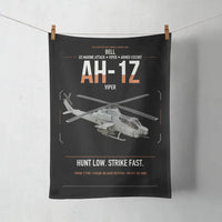 Thumbnail for Bell AH-1Z Viper design on black towel
