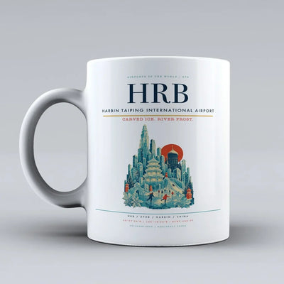 Taiping International Airport HRB Mug design on white harbin