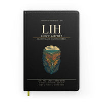Thumbnail for Līhuʻe Airport (LIH) design on black notebook