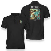 Thumbnail for BUZIOS - Poster - Double-Side Polo - Black