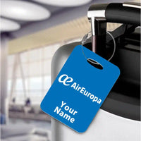 Thumbnail for Air Europa aviation design acrylic luggage tag, durable acrylic construction.