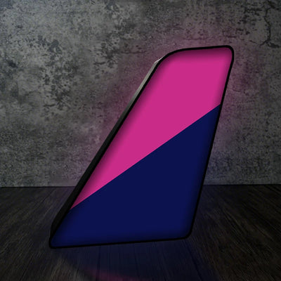 Wizz Airlines Led Aircraft Tail aviation design on premium acrylic with LED 3D aircraft tail lamp.