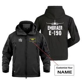 Embraer E-190 & Plane Military Jackets (Customizable)